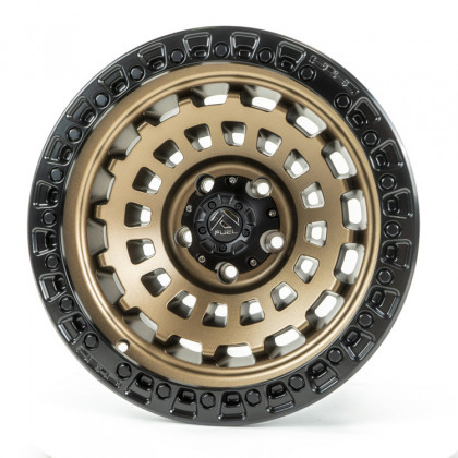 Alloy wheel D634 Zephyr Matte Bronze/Black Bead Ring Fuel