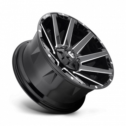 Alloy wheel D615 Contra Gloss Black Milled Fuel