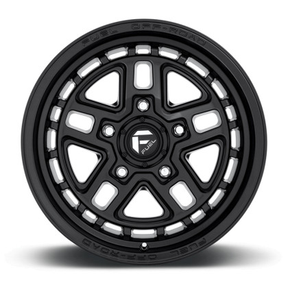 Alloy wheel D667 Nitro Matte Black Fuel