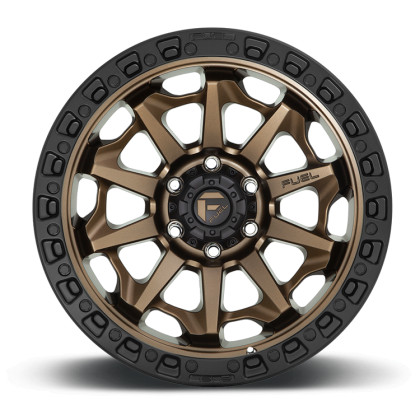 Alloy wheel D696 Covert Matte Bronze Black Bead Ring Fuel