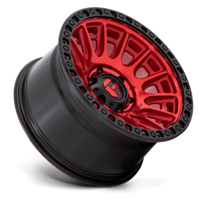 Alloy wheel D834 Cycle Candy RED W/ Black Ring Fuel