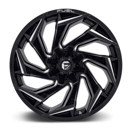 Alloy wheel D753 Reaction Gloss Black Milled Fuel