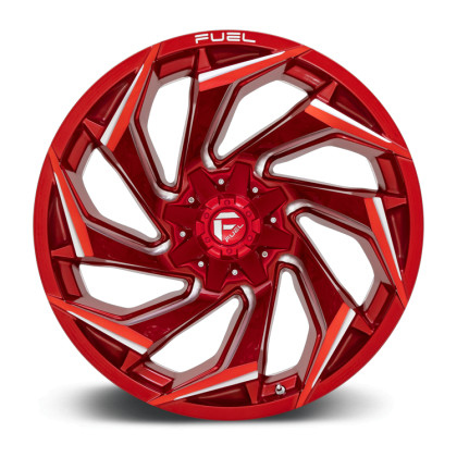 Alloy wheel D754 Reaction Candy RED Milled Fuel