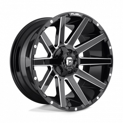 Alloy wheel D615 Contra Gloss Black Milled Fuel