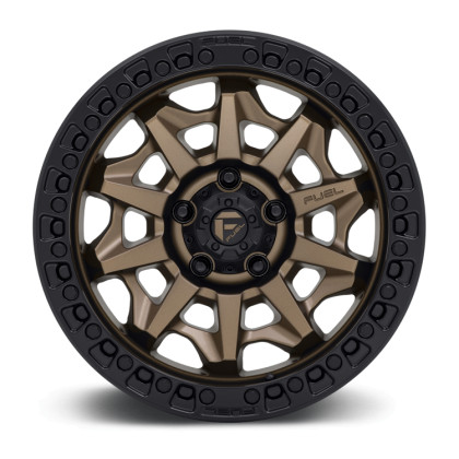 Alloy wheel D696 Covert Matte Bronze Black Bead Ring Fuel