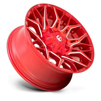 Alloy wheel D771 Twitch Candy RED Milled Fuel