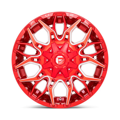 Alloy wheel D771 Twitch Candy RED Milled Fuel