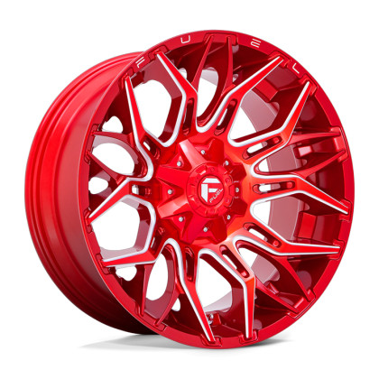 Alloy wheel D771 Twitch Candy RED Milled Fuel