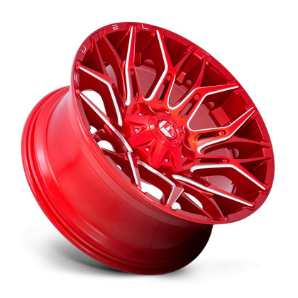 Alloy wheel D771 Twitch Candy RED Milled Fuel