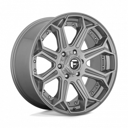 Alloy wheel D705 Siege Brushed GUN Metal Tinted Clear Fuel