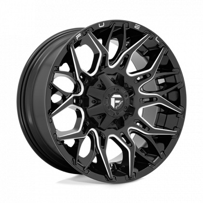 Alloy wheel D769 Twitch Glossy Black Milled Fuel