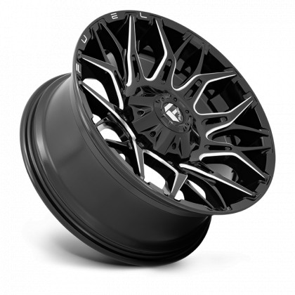 Alloy wheel D769 Twitch Glossy Black Milled Fuel