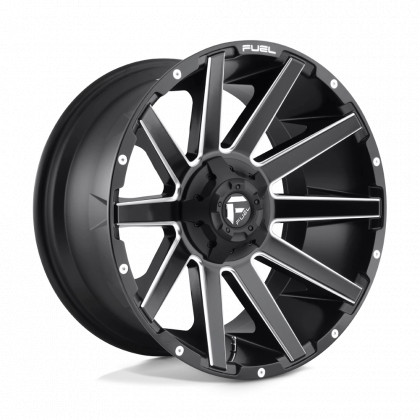 Alloy wheel D616 Contra Matte Black Milled Fuel