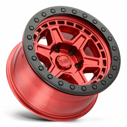 Alloy wheel Candy RED W/ Black Ring & Bolts Reno Black Rhino