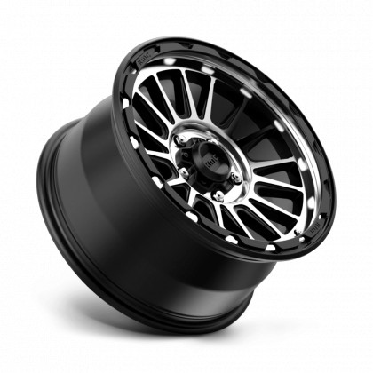 Alloy wheel KM542 Impact Satin Black Machined KMC