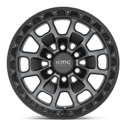 Alloy wheel KM718 Summit Satin Black W/ Gray Tint KMC