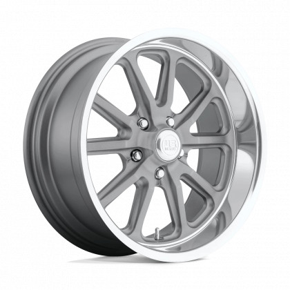 Alloy wheel U111 Rambler Matte GUN Metal Machined US Mags