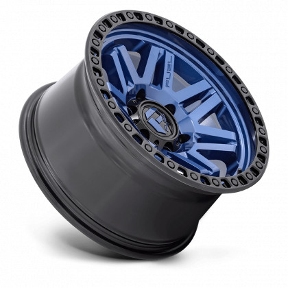 Alloy wheel D813 Syndicate Dark Blue W/ Black Ring Fuel