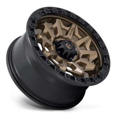 Alloy wheel D696 Covert Matte Bronze Black Bead Ring Fuel