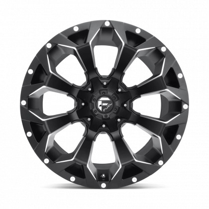 Alloy wheel D546 Assault Matte Black Milled Fuel