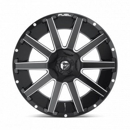 Alloy wheel D616 Contra Matte Black Milled Fuel