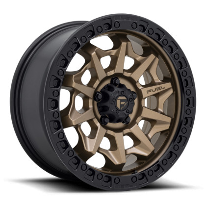 Alloy wheel D696 Covert Matte Bronze Black Bead Ring Fuel