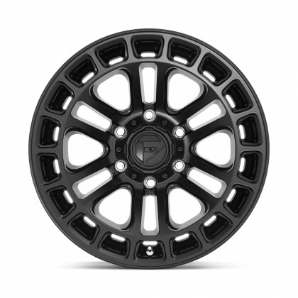 Alloy wheel D718 Heater Matte Black Fuel