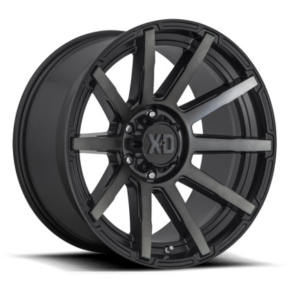 Alloy wheel XD847 Outbreak Satin Black W/ Gray Tint XD Series