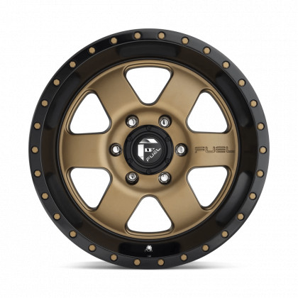 Alloy wheel D617 Podium Matte Bronze Black Bead Ring Fuel