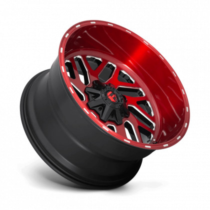 Alloy wheel D691 Triton Candy RED Milled Fuel