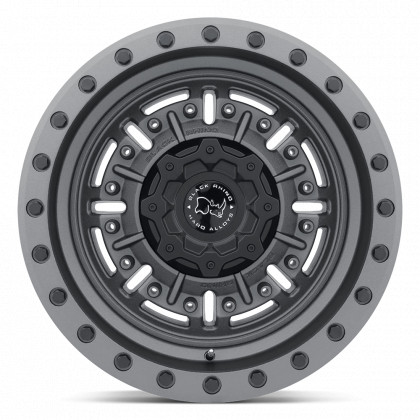 Alloy wheel Textured Matte Gunmetal Abrams Black Rhino