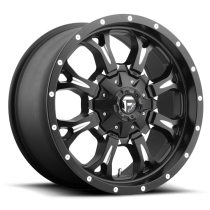 Alloy wheel D517 Krank Matte Black Milled Fuel