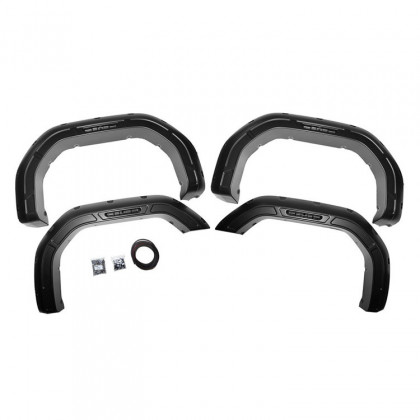 Front and rear fender flares Rough Country Defender Pocket