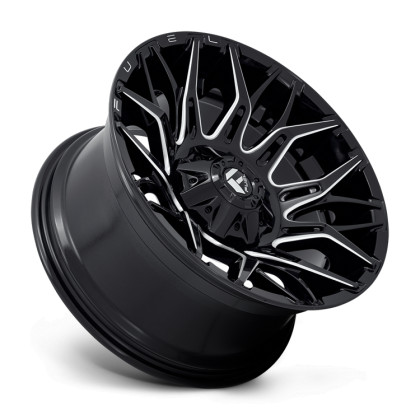 Alloy wheel D769 Twitch Glossy Black Milled Fuel