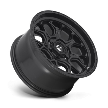 Alloy wheel D670 Tech Matte Black Fuel