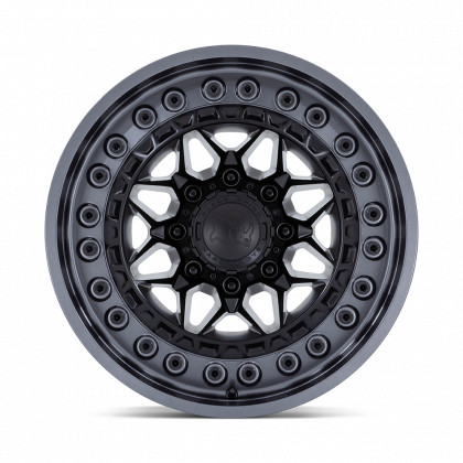 Alloy wheel Matte Black W/ Gunmetal LIP Alpha Black Rhino