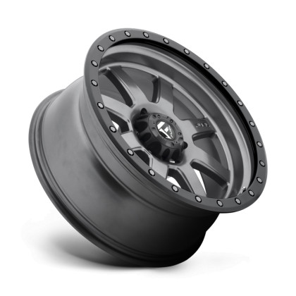 Alloy wheel D552 Trophy Matte GUN Metal Black Bead Ring Fuel