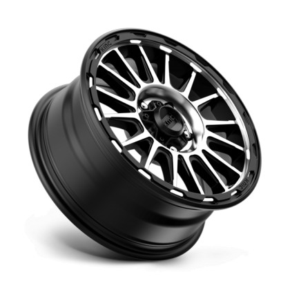 Alloy wheel KM542 Impact Satin Black Machined KMC