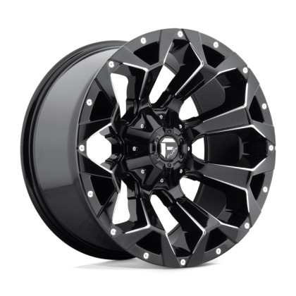 Alloy wheel D576 Assault Gloss Black Milled Fuel