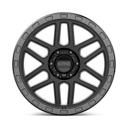 Alloy wheel KM544 Mesa Satin Black W/ Gloss Black LIP KMC