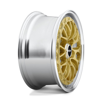 Alloy wheel R156 LSR Matte Gold Machined Rotiform