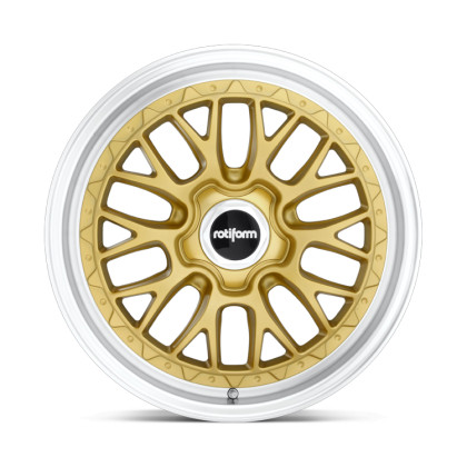 Alloy wheel R156 LSR Matte Gold Machined Rotiform