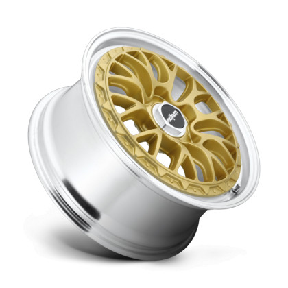 Alloy wheel R156 LSR Matte Gold Machined Rotiform