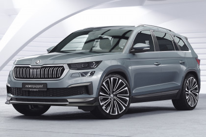 Spoiler pod přední nárazník CSR CUP pro Škoda Kodiaq 2021-  černý matný