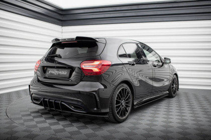 Spoiler zadního nárazníku Street pro Mercedes-Benz A AMG-Line W176 Facelift červený