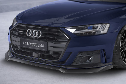 Spoiler pod přední nárazník CSR CUP pro Audi A8 D5 S-Line - carbon look lesklý