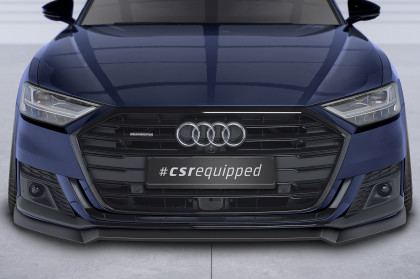 Spoiler pod přední nárazník CSR CUP pro Audi A8 D5 S-Line - carbon look lesklý