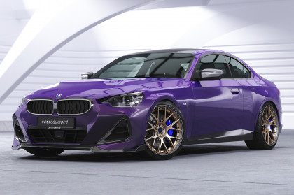 Spoiler pod přední nárazník CSR CUP pro BMW 2 G42 M-Paket/M240i - černý lesklý