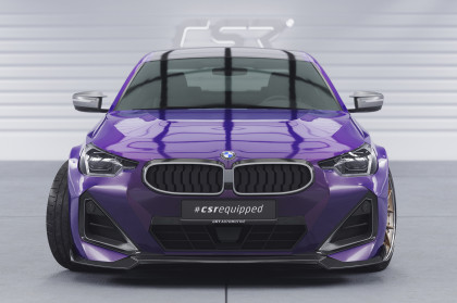 Spoiler pod přední nárazník CSR CUP pro BMW 2 G42 M-Paket/M240i - černý lesklý