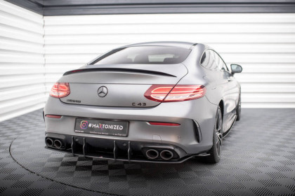 Spoiler zadního nárazníku Street pro Mercedes-AMG C43 Coupe C205 Facelift černý